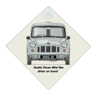 Austin Seven Van 1961-62 Car Window Hanging Sign